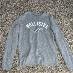 Embroidered Logo Crew Sweatshirt